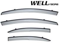 WellVisors - WellVisors Side Window Deflectors Honda Civic Sedan 06-11 Aerodyn Series - Image 1