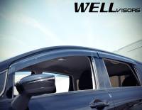 WellVisors - WellVisors Side Window Deflectors Nissan Versa Note Hatchback 14-19 Premium Series - Image 3