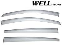 WellVisors Side Window Deflectors Nissan Versa Hatchback 07-12 Premium Series