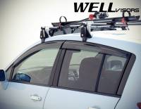 WellVisors - WellVisors Side Window Deflectors Nissan Versa Hatchback 07-12 Premium Series - Image 3