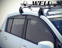 WellVisors - WellVisors Side Window Deflectors Nissan Versa Hatchback 07-12 Premium Series - Image 4