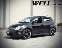 WellVisors - WellVisors Side Window Deflectors Scion xA 04-07 Premium Series - Image 2