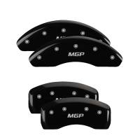 MGP Caliper Covers Black finish, Silver MGP for 2011-2014 Hyundai Sonata