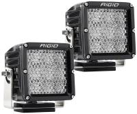 RIGID D-XL PRO LED Light, Flood Diffused, Surface Mount, Black Housing, Pair