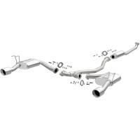 MagnaFlow Exhaust Products - MagnaFlow Cat-Back 2016 Honda Civic (Sedan Only) 1.5L L4 Turbo 2.25in SS Dual Outlet - Image 1