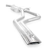 Stainless Works - Stainless Works 2004 GTO 3in Catback Chambered Mufflers X-Pipe Slash Cut Tips - Image 1