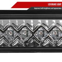 Spec'D Tuning Products - Spec-D 1993-2016 Ford F-250/F-350/F-450/F-550/Ranger Mazda B Series Pickup LED 3rd Brake Tail Light (Chrome Housing/Clear Lens) - Image 2