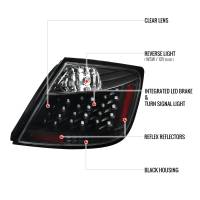 Spec'D Tuning Products - Spec-D 2004-2010 Scion tC V2 LED Tail Lights (Matte Black Housing/Clear Lens) - Image 6