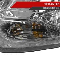 Spec'D Tuning Products - Spec-D 2012-2014 Ford Focus Projector Headlights w/ LED Light Strip & LED Turn Signal Lights (Chrome Housing/Clear Lens) - Image 3