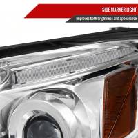 Spec'D Tuning Products - Spec-D 2003-2005 Toyota 4Runner Dual Halo Projector Headlights (Chrome Housing/Clear Lens) - Image 4