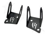 Rigid Industries - RIGID 2007-2015 Jeep JK A-Pillar Mount Kit, Fits D-Series or Radiance POD Lights - Image 1