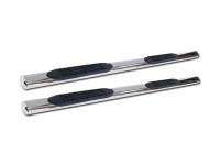 I3 99-09 Chevy Silverado Crew Cab 4" Stainless Steel Oval 201 Side Step Bar (Chrome)