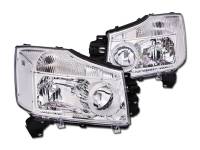 I3 2004-2015 Nissan Titan Crystal Headlight W/O Amber - Chrome