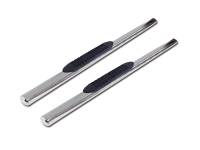 I3 99-09 Chevy Silverado Regular Cab 4" Stainless Steel Oval 201 Side Step Bar (Chrome)