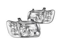 I3 2005-2006 Toyota Tundra - Crystal Headlight - W/O Bulb W/O Amber - Chrome