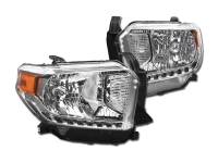 I3 2014-2017 Toyota Tundra - Limited,Sr Model, Sr5 Model - Crystal Headlight - W/Amber - Chrome