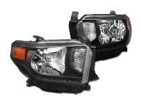 I3 2014-2017 Toyota Tundra - Limited,Sr Model,Sr5 Model - Crystal Headlight - W/Amber - Black