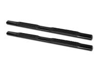 I3 04-10 Nissan Titan Extended Cab 4" Stainless Steel Oval Side Step Bar (Black)