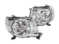 I3 2005-2011 Toyota Tacoma Crystal Headlight W/O Amber W/O Bulbs - Chrome