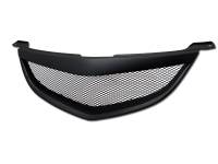 I3 04-06 Mazda3 4Dr Abs Front Grill W/Aluminum Mesh (Black)