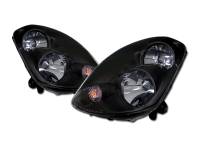 I3 03-06 Infiniti G35 4Dr Crystal Headlights Halogen Style (Jdm Black)