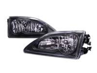 I3 94-98 Ford Mustang Crystal Headlights (Jdm Black)