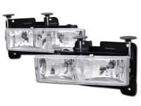 I3 88-98 Chevy/Gmc C10 Fullsize/Pickup/Suv Crystal Headlights (Chrome)