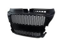 I3 08-11 Audi A3 Rs Style Front Grille W/ Logo Base (Black)