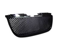 I3 07-08 Gmc Yukon/Denali Bentley Style Mesh Upper Front Grill 1Pc (Black)