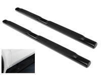 I3 2005-2011 Dodge Dakota - 5" Oval Side Step Bar - Quad Cab - Black