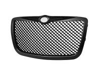 I3 2005-2010 Chrysler 300C - Honeycomb Mesh Style Front Grille - Matte Black