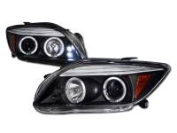 I3 04-07 Scion Tc Twin Halo Projector Headlight W/Led W/Amber (Jdm Black)