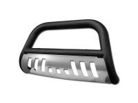 I3 2010-2019 Toyota 4Runner Bull Guard W/Brushed Chrome Skid Plate (Matte Black)