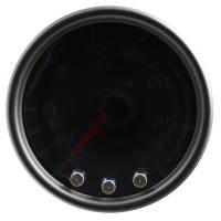 AutoMeter Spek-Pro Gauge Vac/Boost 2 1/16in 30Inhg-30psi Stepper Motor Peak & Warn Black/Smoke/Black