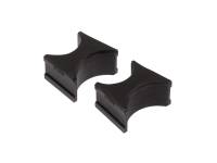 Prothane - Prothane Universal Shock Reservoir Mounts - 1.5/2.0 Diameter - Black - Image 1