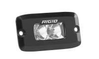 RIGID SR-M Series PRO, Flood Optic, Flush Mount, Black Housing, Single