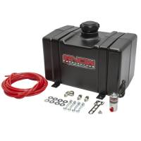 Snow Performance 2.5 Gal. Water-Methanol Tank Upgrade Quick-Connect Fittings (w/brackets, solenoid, hose &amp; all necessary fittings) (13Lx9.5Hx7.5w)