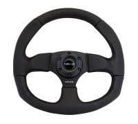 NRG Innovations Reinforced Steering Wheel (320mm Horizontal / 330mm Vertical) Leather w/Black Stitching