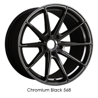 XXR Wheels Rim 568 18x8.5 5x112 ET38 73.1CB Chromium Black