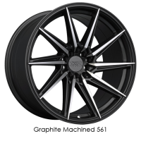 XXR Wheel Rim 561 18x10 5x100/5x114.3 ET20 73.1CB Machined / Graphite