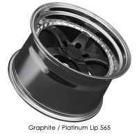 XXR Wheels - XXR Wheels Rim 565 20x9 5x114.3 ET35 73.1CB Graphite / Platinum Lip - Image 2