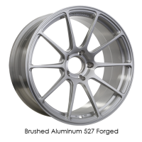 XXR Wheel Rim 527F 18x10 5x114.3 ET40 73.1CB Brushed Forged
