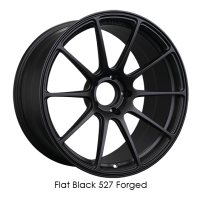 XXR Wheel Rim 527F 18x10 5x100 ET40 73.1CB Flat Black Forged