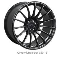 XXR Wheel Rim 550 20X10.25 5x114.3/5x120 ET16 73.1CB Chromium Black