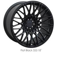 XXR Wheel Rim 553 20X10.25 5x112/5x120 ET40 72.56CB Flat Black