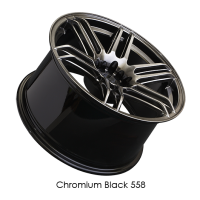 XXR Wheels - XXR Wheel Rim 558 18X9.75 5x100/5x114.3 ET36 73.1CB Chromium Black - Image 2