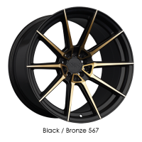 XXR Wheels Rim 567 18x9.5 5x100/5x114.3 ET20 73.1CB Bronze & Black