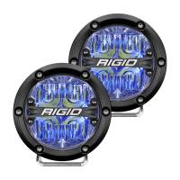 Rigid Industries - RIGID 360-Series 4 Inch Off-Road LED Light, Drive Beam, Blue Backlight, Pair - Image 1