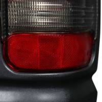 Spec'D Tuning Products - Spec-D 1994-2002 Dodge RAM Tail Lights (Black Housing/Red Clear Lens) - Image 2