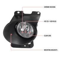 Spec'D Tuning Products - Spec-D 2006-2008 Ford F-150/ Lincoln Mark LT H10 Fog Lights Kit (Chrome Housing/Clear Lens) - Image 7